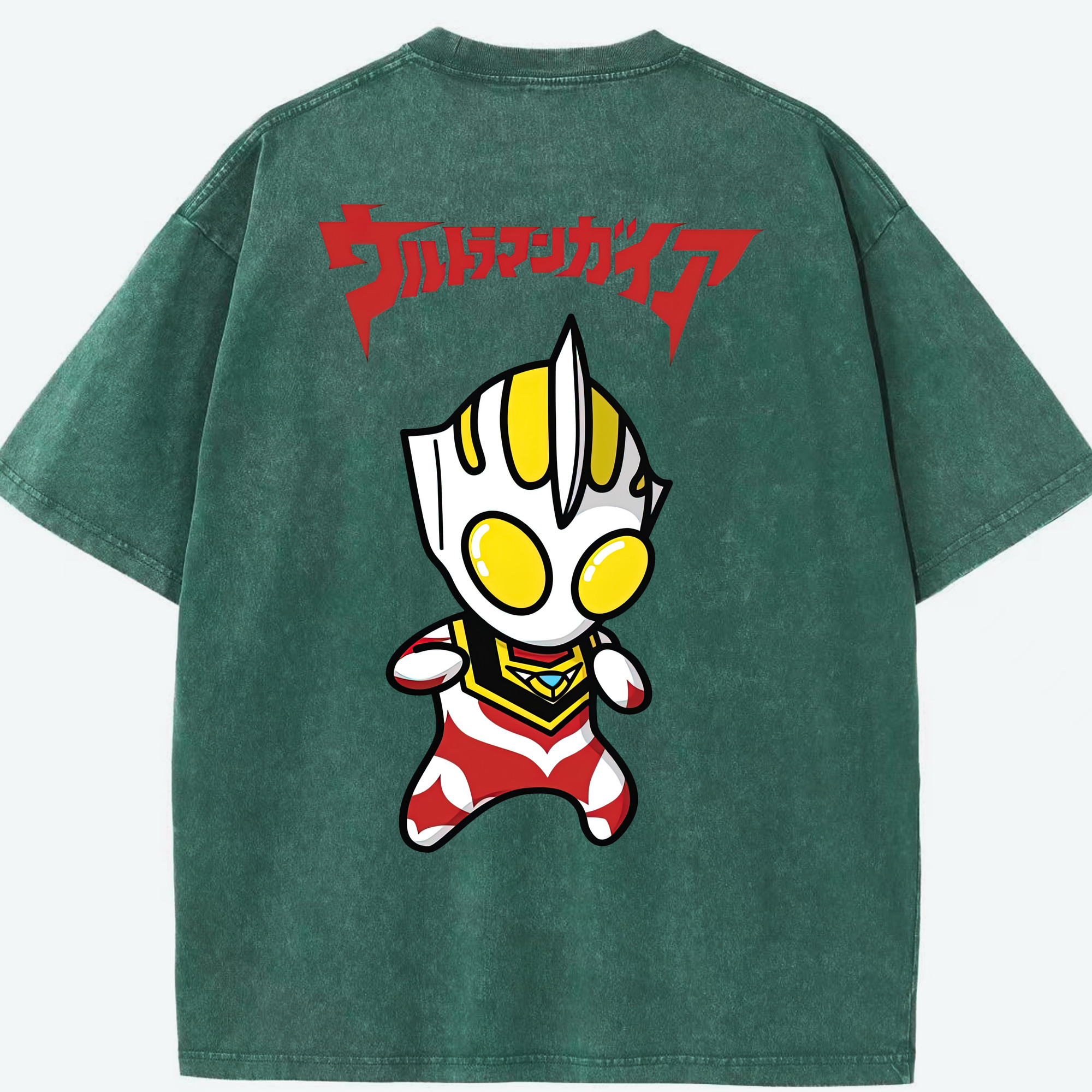（画像用） ウルトラマン Ultraman 綿100% ヴィンテージ風 半袖Tシャツ（背面プリント）